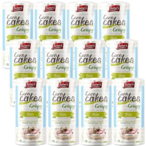 Lieber’s Maiskuchen, knusprig & dünn, vegan, 2,9 Unzen (12 Packungen)