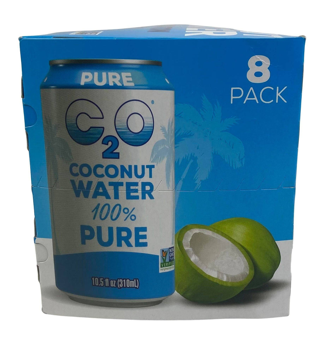 C2O Kokoswasser 100% rein (8 Dosenpackung)