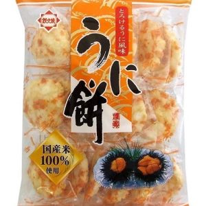 Honda, “Uni Mochi”, Sea Urchin Reisknacker, in 1 Beutel – 15pc