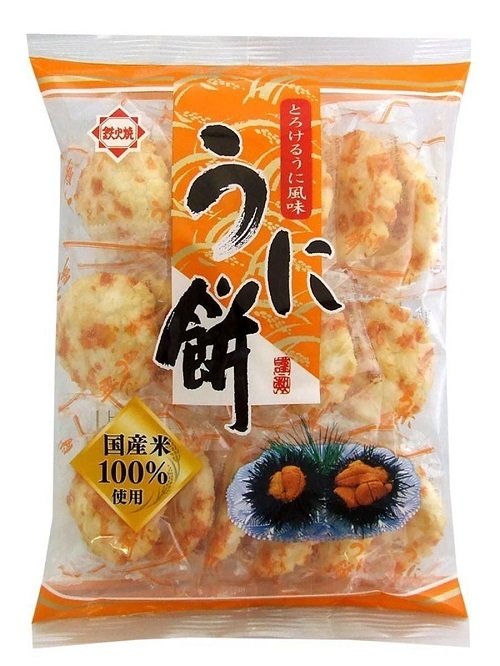 Honda, “Uni Mochi”, Sea Urchin Reis Cracker, 15 Stück in 1 Beutel