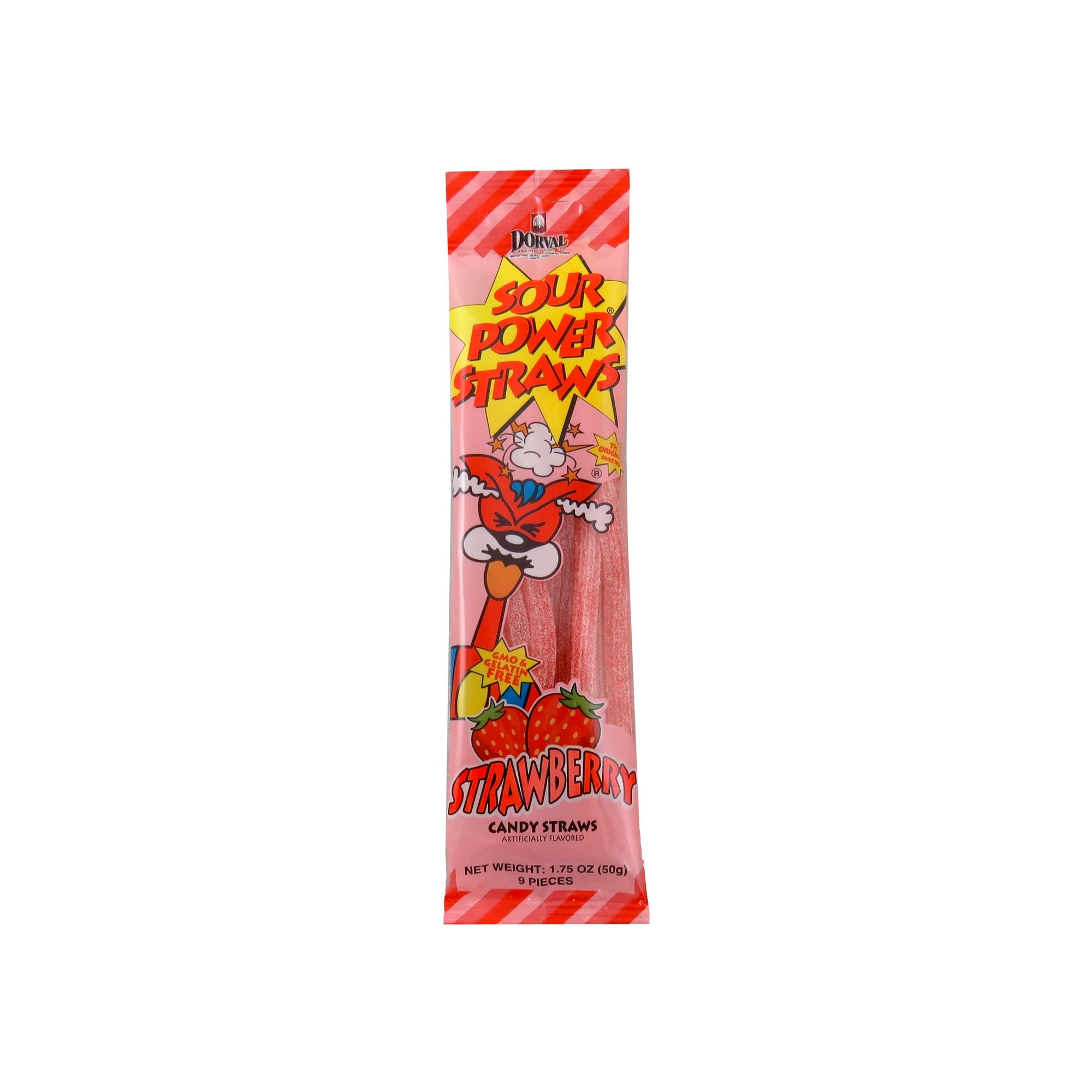 Dorval sauer Power Straws Erdbeere (Niederlande)