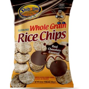 Shibolim Vollkorn-Reischips Schokolade beschichtet, 3,5 Unzen.
