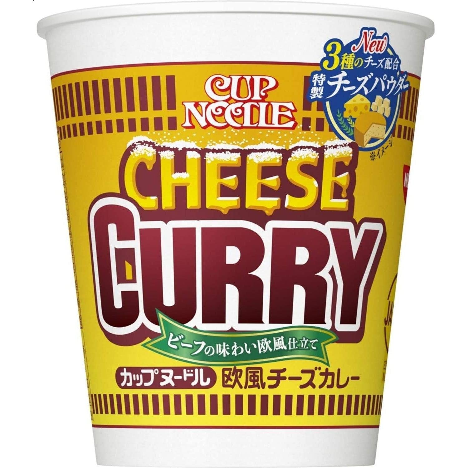 Nissin Cup Noodle europäischen Stil Käse Curry Instant Ramen Nudeln 85g (Packung mit 6)