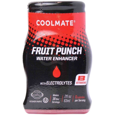 Coolmate Frucht Punch Water Enhancer mit Elektrolyten und B-Vitaminen, 2 fl oz