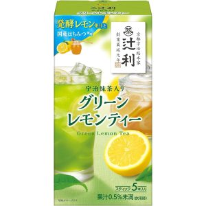 Tsujiri Uji Matcha grüner Tee mit Zitronenpulver Packungen 5 zählen
