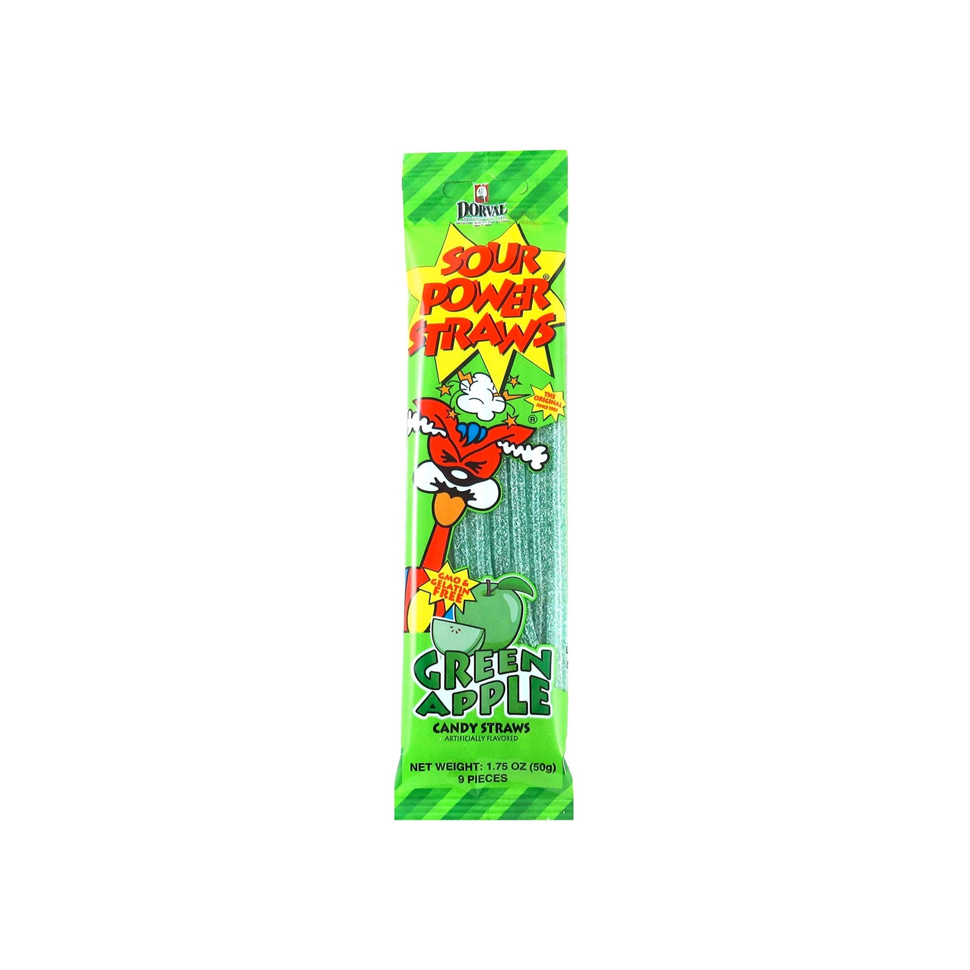 Dorval sauer Power Straws Grüner Apfel (Niederlande)
