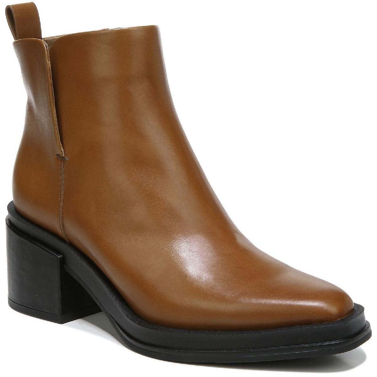 Diane von Furstenberg Leder quadratisch – Stiefel