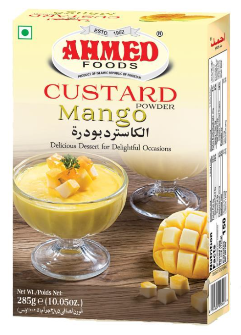 Ahmed Custard Pulver – Mangogeschmack – 285g