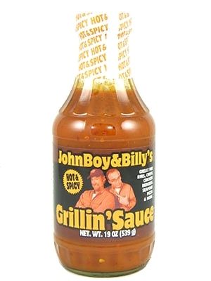 JohnBoy & Billy's Hot & scharf Grillin' Sauce, 19 Unzen