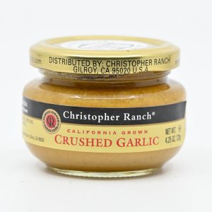 Zerkleinerter Knoblauch Christopher Ranch Gilroy Kalifornien 4.25