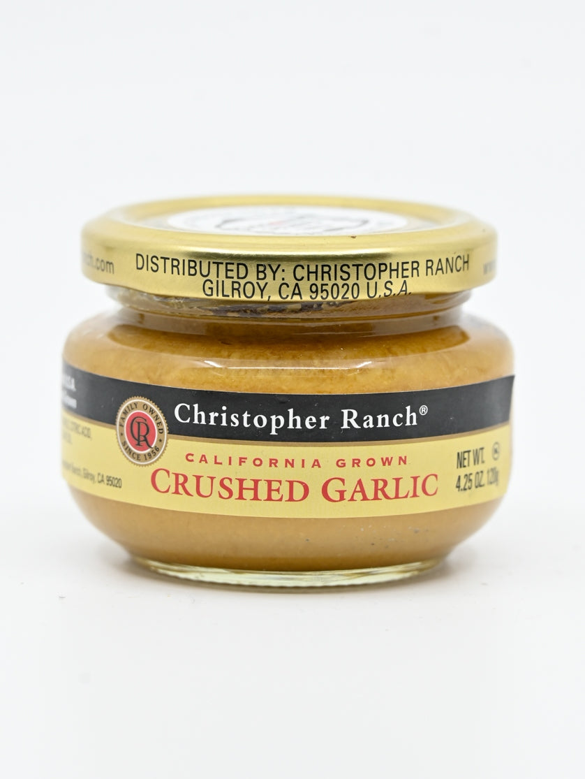 Zerkleinerter Knoblauch Christopher Ranch Gilroy Kalifornien 4.25