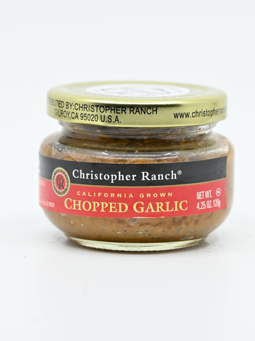 Gehackter Knoblauch Christopher Ranch Gilroy Kalifornien 4.25
