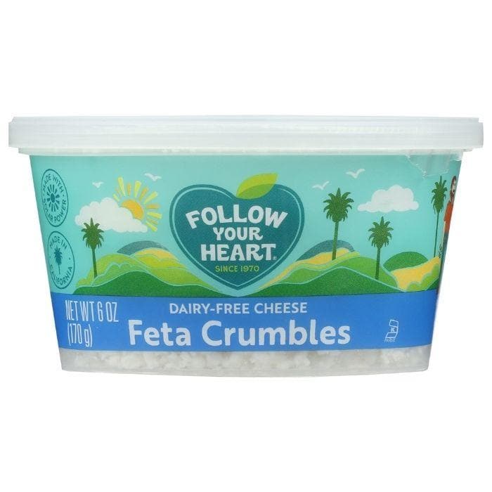 Folge deinem Herzen – Milchfreie Feta Crumbles, 6oz