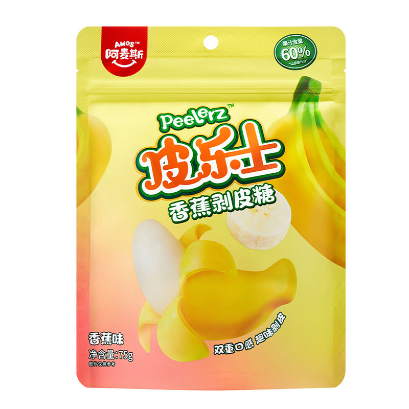 Amos Peelerz Banane Peel Gummy Süßigkeiten 75g
