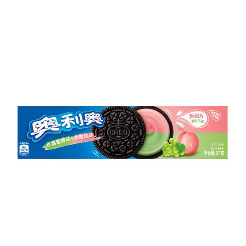 Oreo Weiß Traube & Pfirsich Zwei-Früchte-Geschmack Kekse 97g