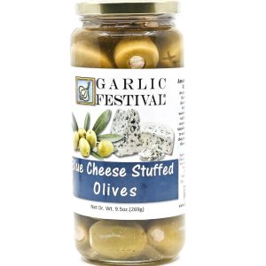 Olives Blauer Käse gefüllte Oliven Knoblauch Festival 9.5