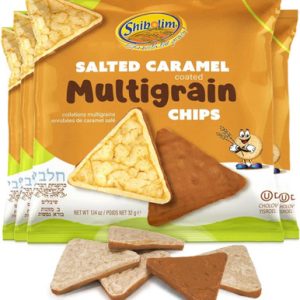 Shibolim gesalzene Karamell-Schokoladereiskuchenknacks (Packung mit 4)