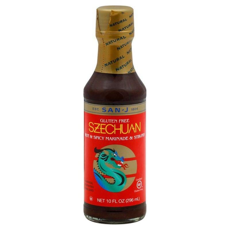 San-J Glutenfrei Marinade & Stir-Fry Szechuan Heiß & Würzig