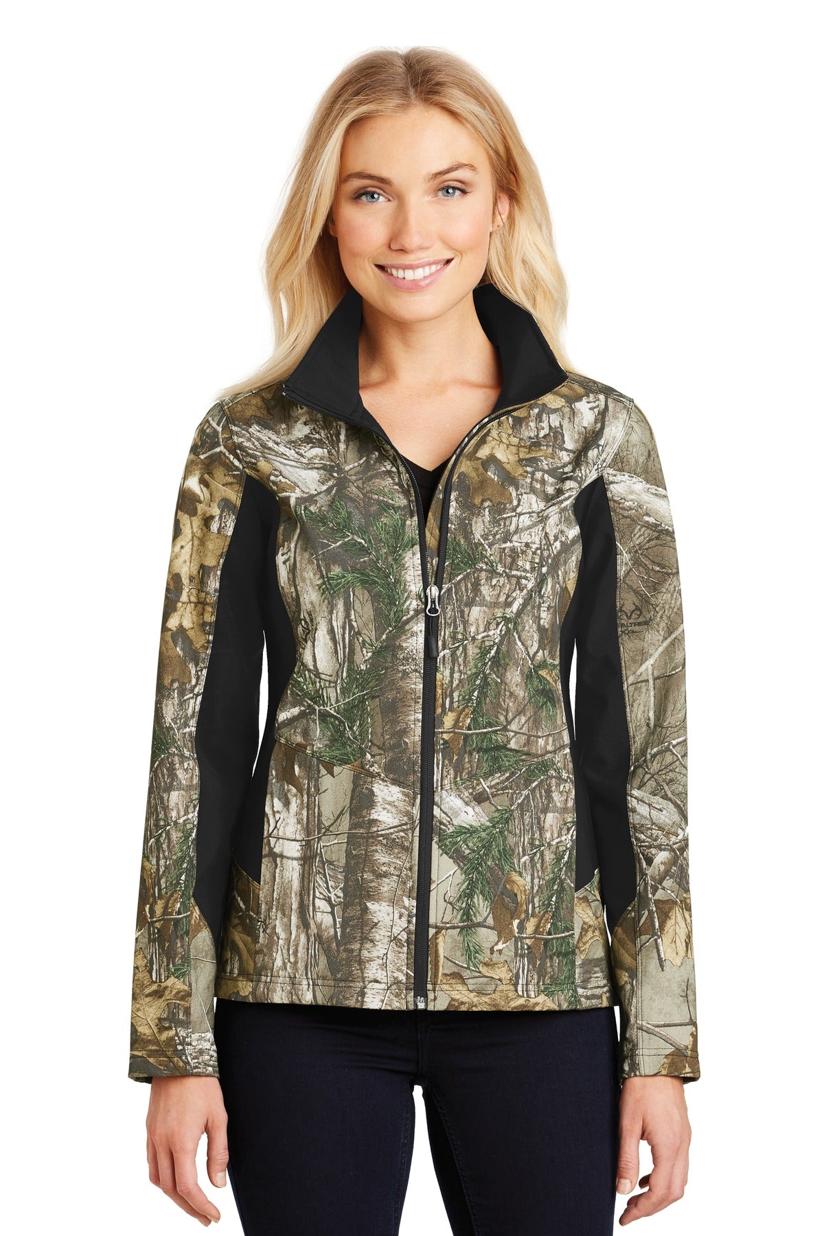 Port Authority Damen Camouflage Colorblock weich Shell L318C