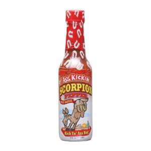 scharfe Sauce Arsch Kickin Skorpion Pfeffer 5 Unzen Hitze 9 $13,98