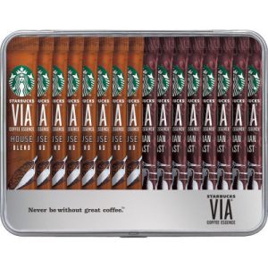Starbucks japan, via, hausmischung & italienisch braten, in einer Dose, 16 sticks