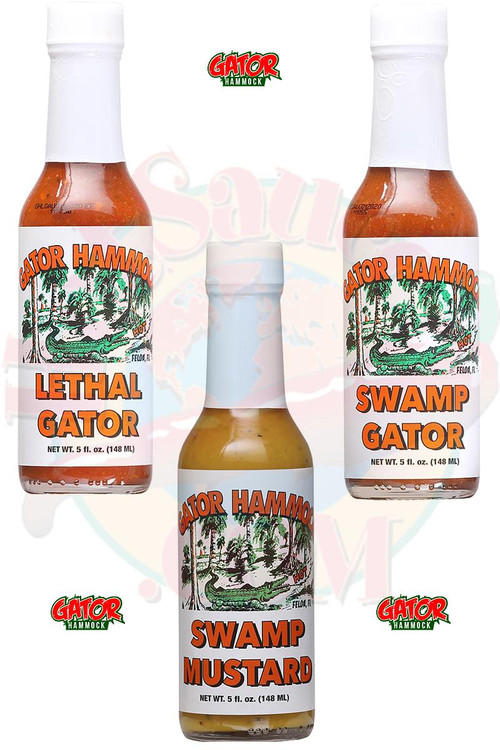 Gator Hammock Chilisauce Geschenkset, 3/5oz
