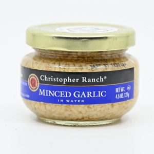 Minced Knoblauch in Wasser christopher Ranch Gilroy Kalifornien 4.25