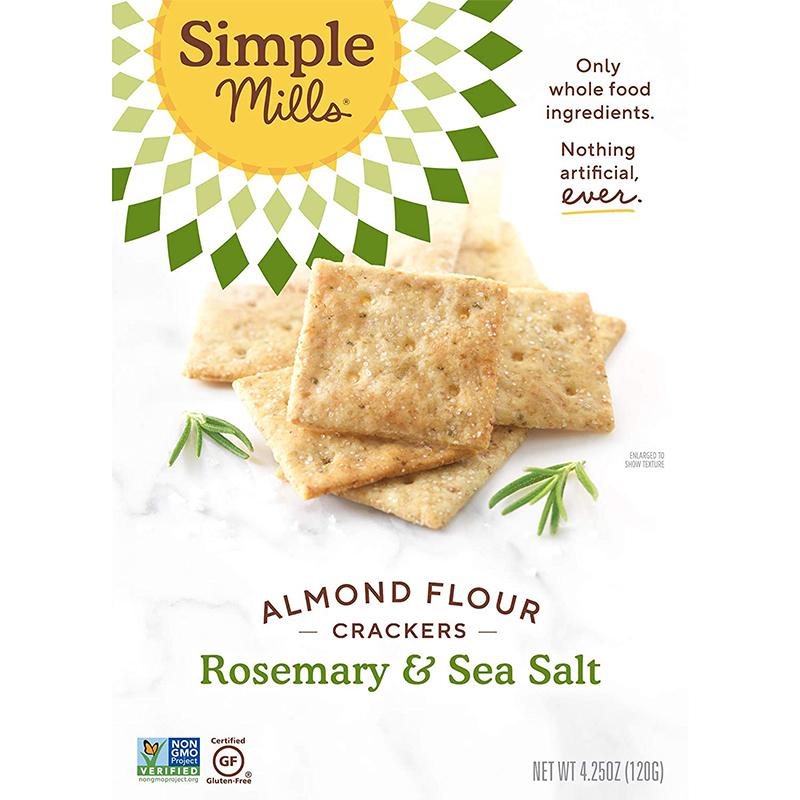 Simple Mills Mandelmehl Cracker Rosmarin & Meersalz