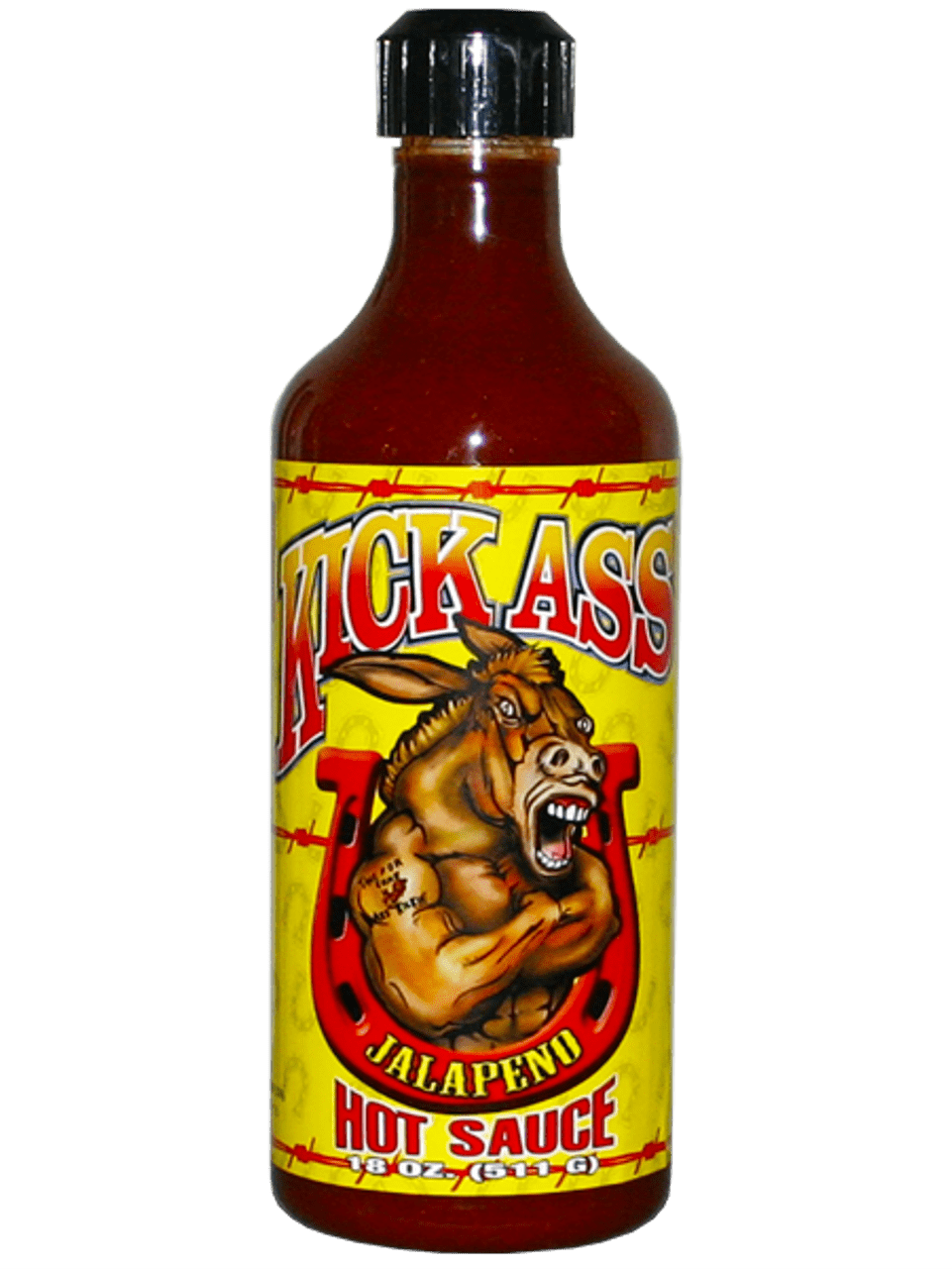 Chilisauce Ass Kickin Kick Ass Jalapeno Heat 6 groß Plastic Großartiges Preis-Leistungs-Verhältnis