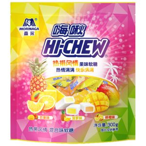 Morinaga Hi-Chew Tropical Fruit aromatisierte Kaubonbons – 300g