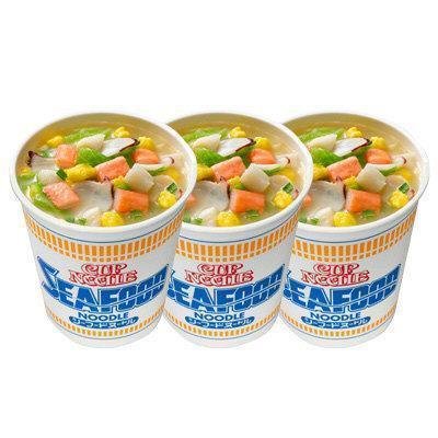 Nissin Instant Cup Nudeln Seafood Geschmack (3 Stück)