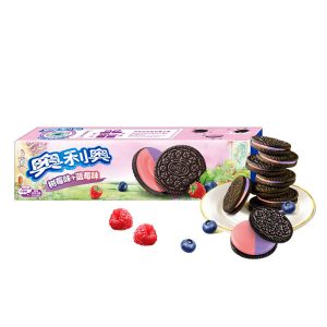 Oreo Erdbeeren Himbeere Geschmack Sandwich Kekse – 97g
