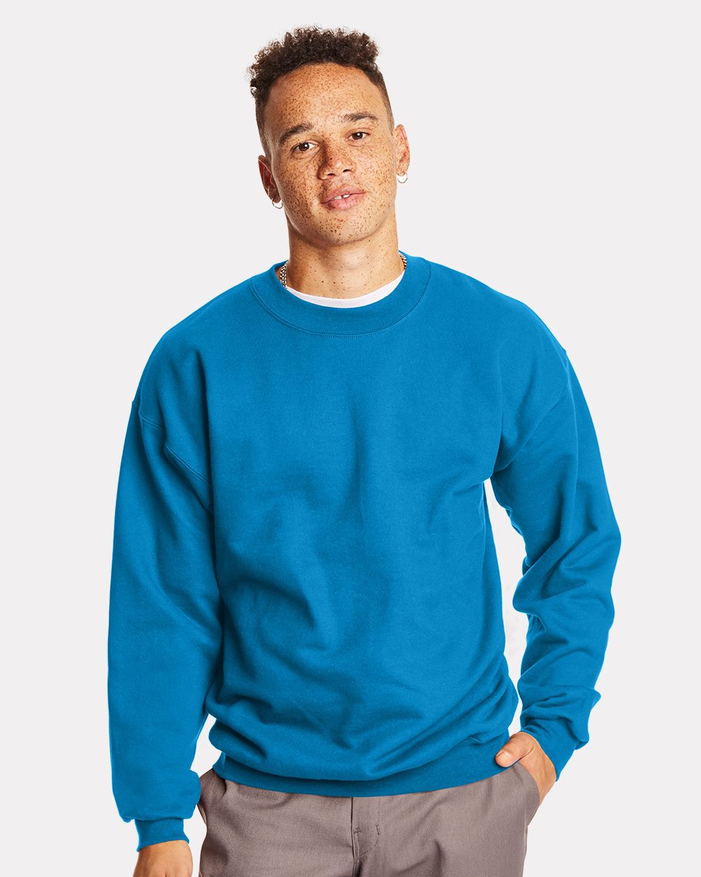 Hanes Herren T-Shirt aus Baumwolle mit Rundhalsausschnitt