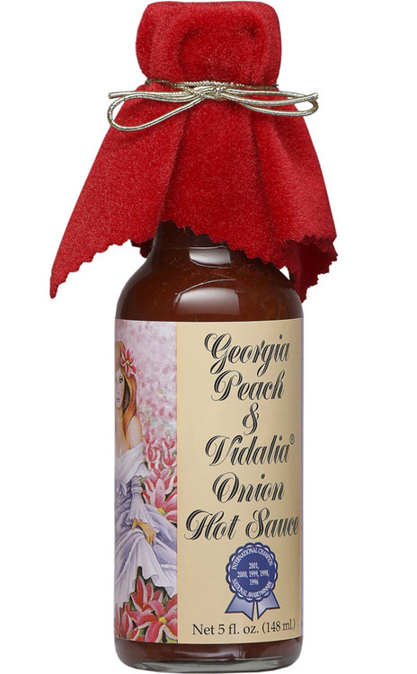Georgia Pfirsich Vidalia Zwiebel Chilisauce mit rotem Samt Top, 5oz