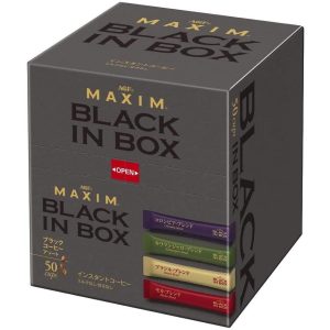 AGF Maxim Schwarz In Box Instant Kaffee Sortiment 50 Sticks