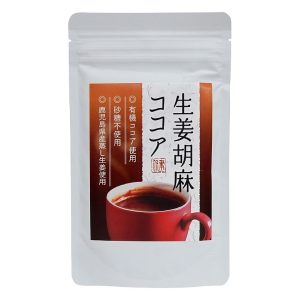 Takusei Bio Kakao und Ingwer zuckerfreie heiße Schokolade Mischung 75g
