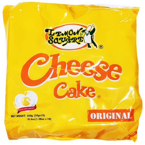 Zitrone quadratisch – Käsekuchen – Original – 10er Packung – 300 G