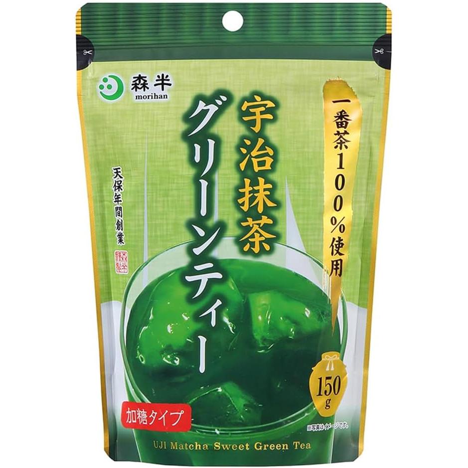 Morihan Uji Matcha süßer grüner Tee 150g