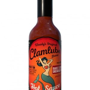 Woody’s Original Clamlube Brand Rakel’s Revenge Drenched in Fire scharfe Sauce. – 5oz