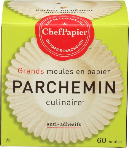 Backbecher, Pergamentpapier, groß