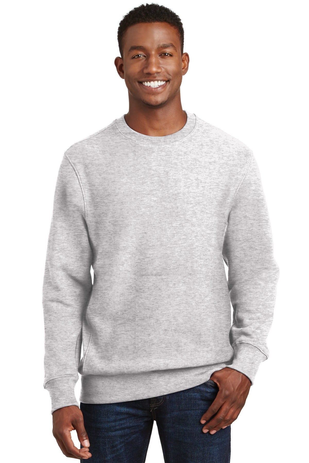 Sport-Tek Herren Super Heavyweight Rundhalsausschnitt Sweatshirt