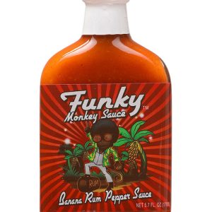 Funky Monkey Banana Rum Pfeffersauce, 5,7 Unzen.