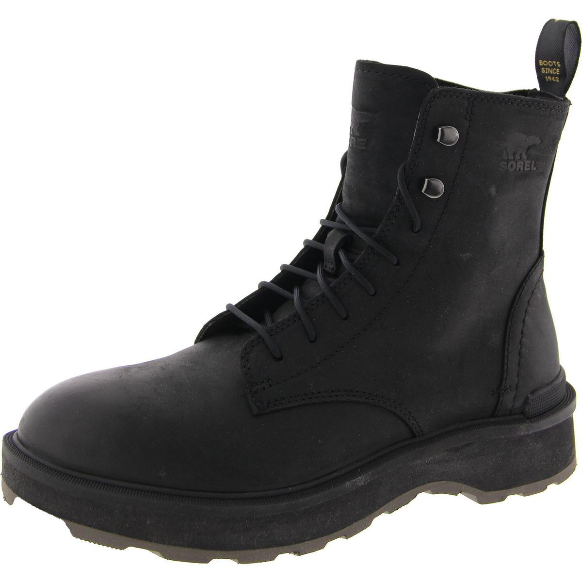 Hi-Line Schnürstiefeletten aus Leder