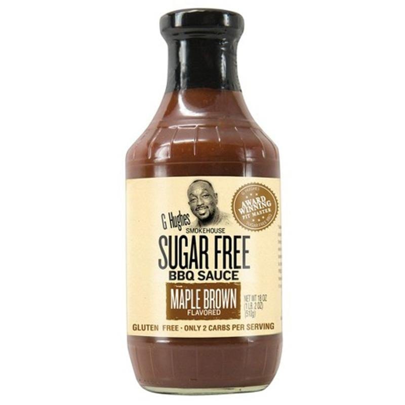 G Hughes Zuckerfrei BBQ-Sauce Maple Braun aromatisiert