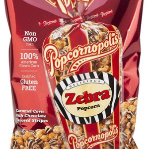 Popcornopolis Zebra Popcorn, 24 Unzen.