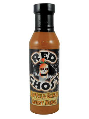 Rot Ghost Buffalo Knoblauch Ghost Wing Sauce, 12 Unzen
