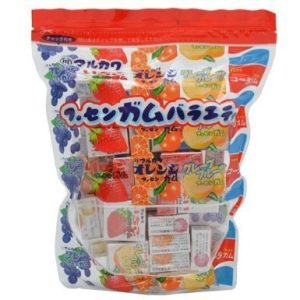 Marukawa “5 Flavors Fruits Chewing Gum”, 50 Mini-Boxen in 1 Tasche
