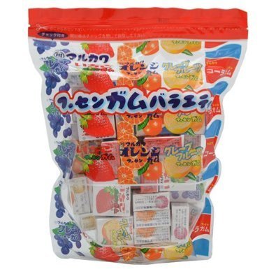 Marukawa “5 Geschmacksrichtungen Fruits Chewing Gum”, 50 Mini-Boxen in 1 Beutel