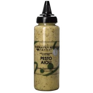 terrapin gratfarms pesto aioli garnieren quetschen