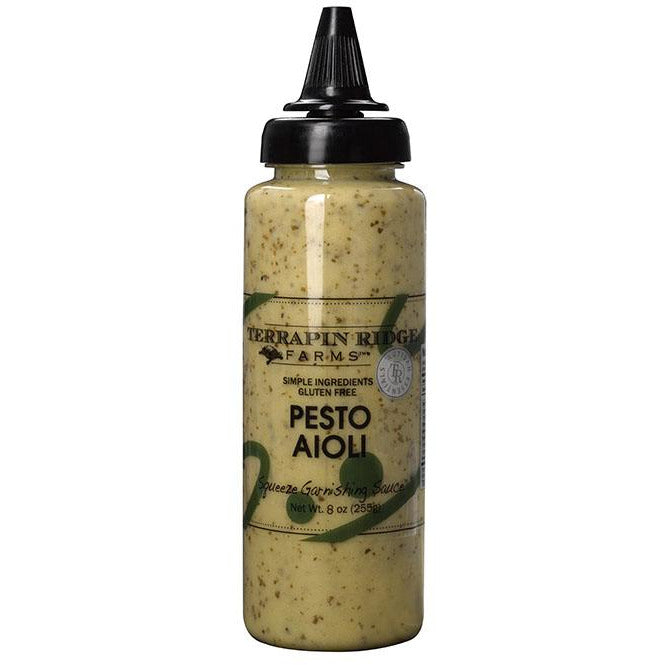 Terrapin Ridge Bauernhöfe Pesto Aioli Garnished Squeeze